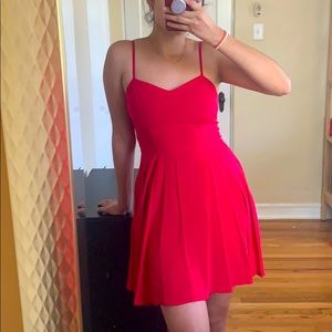 Casual Red Dress